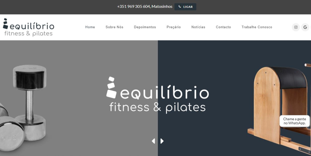 Equilíbrio Estúdio Fitness e Pilates na Senhora da Hora, Matosinhos